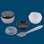 Non - Toxic Plastic Cream Jars Refillable Tiny Surface With Capacity 5g 10g 20g