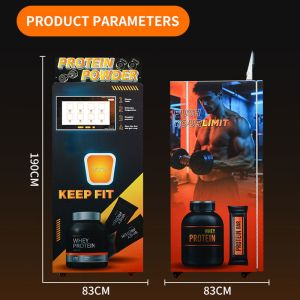 Protein Powder Vending Machine with Smart Payment Integration Remote Management