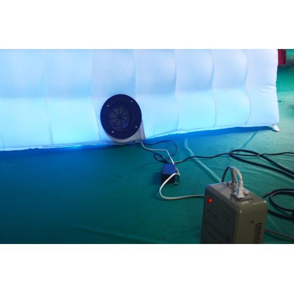 Inflatable Photo Booth Enclosure 2 Doors Inflatable Photo Booth LED Light 2.5m Color Changed With Blower