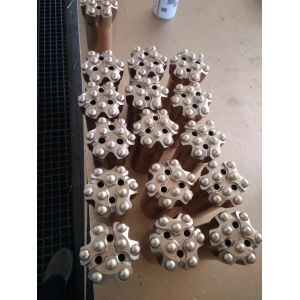 T38 Threaded Button Drill Bit 64mm 102mm 127mm For Long Hole Drilling