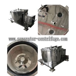 SS304 Basket Type Centrifuge For CBD / THC / Hemp Oil Extraction From Plants