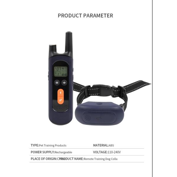 Anti Bark Training Collar 1000M Ultrasonic Dog Control