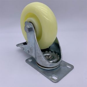 PA Nylon Lockable Brake Caster Wheels for Trolley 5 Inch