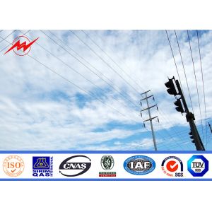 China Galvanized Transmission Line Poles Electrical Power Pole 800 Dan on sale