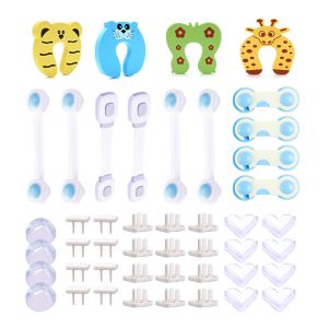 China Best selling proof kit corner protector drawer items locks child silicone table proofing set baby safety lock and on sale