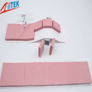UL Recognized 45 Shore 00 Thermal Conductive Pad Pink Silicone Sheet 2.5W/mK For