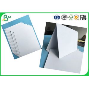 Tear Resistant 400g -1000g Double Coated Duplex Board Glossy For Printing With White Color