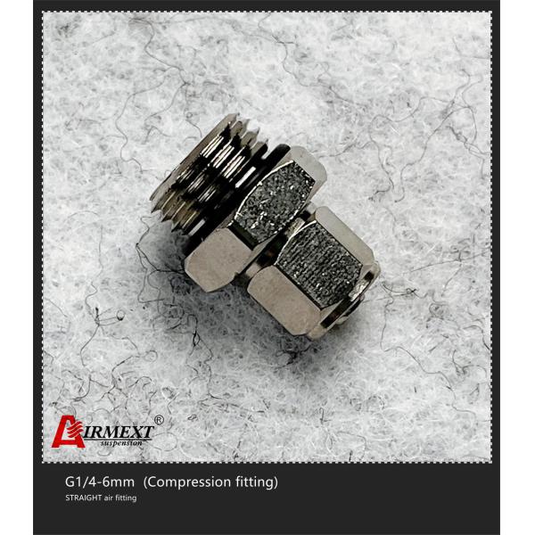 Quality G1/4-6mm Quick Connect Air Fittings Straight Compression Fitting wholesale