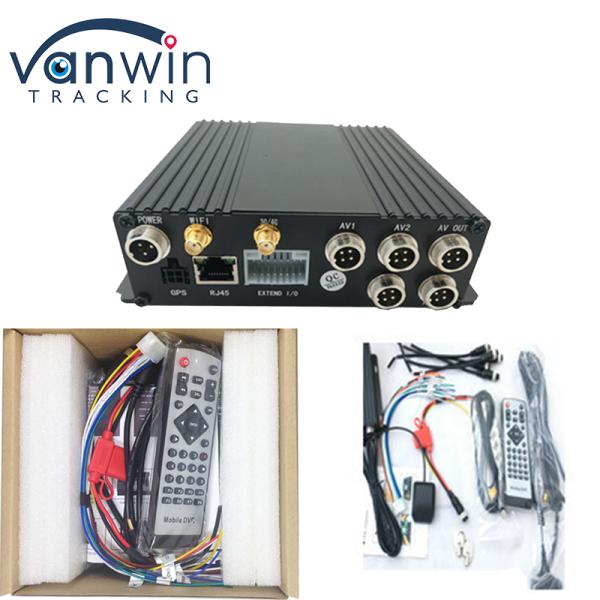 MAX 512GB Dual SD Card Storage 4CH Mobile DVR With 4G GPS 1080P Full HD SD Card Mdvr