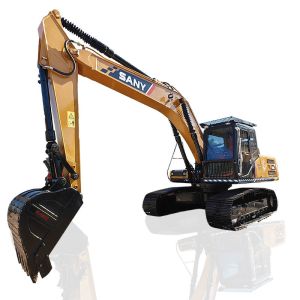 Cheap Middle Size SY205 Used SANY Excavators 118kw Rated Power Mitsubishi 4M50 Engine for sale