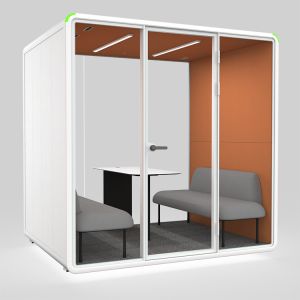 Soundproof Private Meeting Pods with STC30dB Acoustic Rating and 100-240V Power