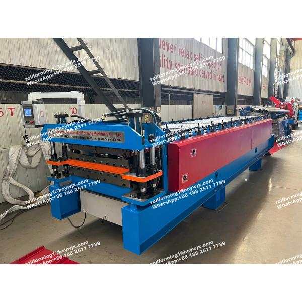 Quality 20M/Min Metal Roof Panel Double Layer Roll Forming Machine Automatic Type wholesale