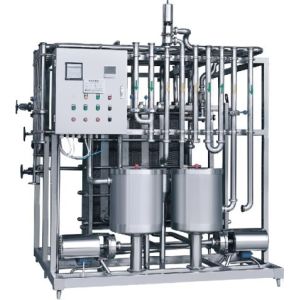 Industrial Tube Type UHT Sterilization Machine For Fruit Juice / Dairy Products