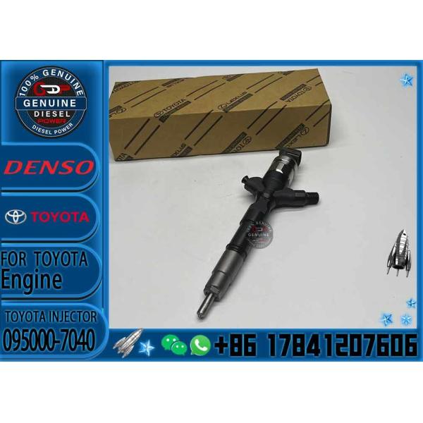 Quality  2KD CR Diesel Fuel Nozzle Injector 095000-7040 Common Rail Injector 095000 7040 0950007040 for Toyota wholesale