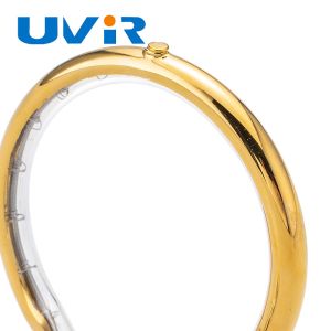 Gold Coating Ring Infrared Lamp with 24-575V Voltage and Customizable Design for