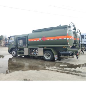 China DONGFENG Mini 5 Cbm Mobile Oil Fuel Refuel Truck With Right Hand Drive on sale