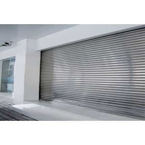 China Safe Burglarproof Stainless Steel Roller Shutter Flexible With Anti Pushing Device on sale