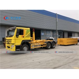 20m3 Hook Lift Bin Truck With Roll Off Open Top Container