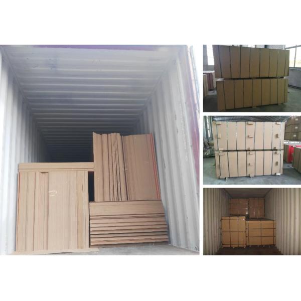 Environmental Protection Particle Board Wardrobe Furniture White Sliding Door