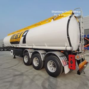 3 Axle 50000 Liters Fuel Tanker Semi Trailer with Anti-Corrosion Technology and