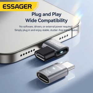 USB 4.0 C to C OTG Adapter 40Gbps 240W Fast Charging 8K 60Hz