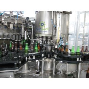 Multi-Head Volumetric Beer Bottling Machine Glass Bottle With Programmable