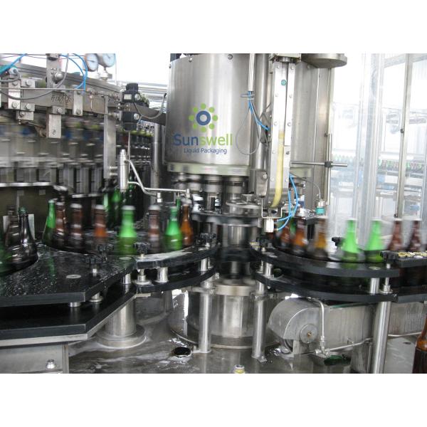 Multi-Head Volumetric Beer Bottling Machine Glass Bottle With Programmable