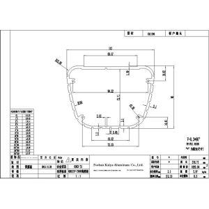 Empty Speaker Box 6063 Furniture Aluminium Profiles With Cnc Drilling Holes