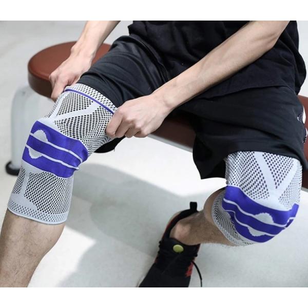 Comfortable Silicone Knee Brace Support Knee Pads For Sports Protection
