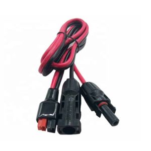10AWG Mc4 Cable General Weathering Resistant Panel Mount Mc4 Connector