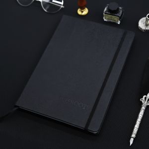 Black Color Personalized Academic Planner , Weekly Monthly Yearly Planner FSC