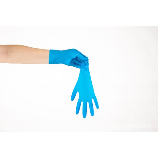 Quality ASTM D6319 Disposable Medical Nitrile Gloves Xl 110mm Width wholesale