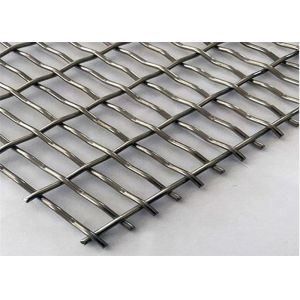 Durable Crimped Wire Mesh Anti Corrosion For Stairs Park Zoo Safety Fence Use