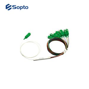 Reliable Fiber Cable Splitter , PLC Splitter 1x4 SM LC Connector Type