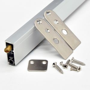 U Shape Door Drop Down Seal 300-1500mm With Round Golden Bolt