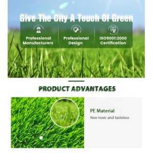 Free sample Manufacturer Outdoor Use Synthetic Turf garden carpet grass For Park