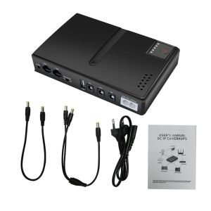 Mini 10400mAh 36W Uninterruptible Power Supply (UPS) for Router Modem CCTV Security Camera AC DC Configurable Power Source