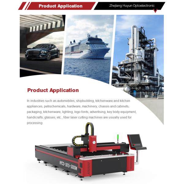 1000w CNC Fiber Laser Cutting Machine for High Precision Steel