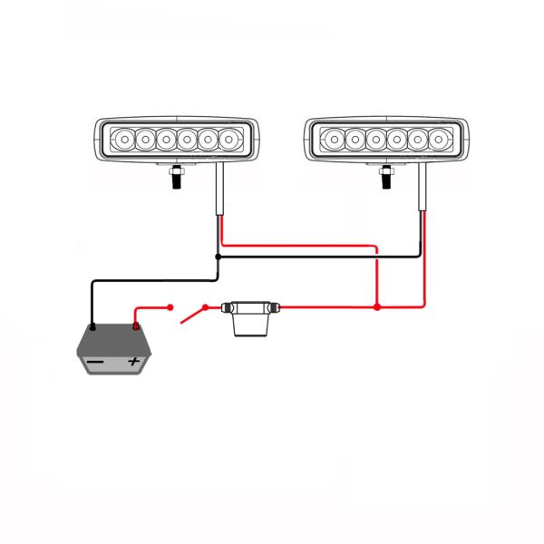 Epistar Chips ATV Marine LED Spreader Lights