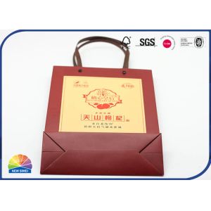 Environmental Matt Lamination Shopping Paper Bags With Handles