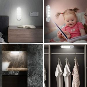 USB Rechargeable Motion Sensor Light,LED under cabinet light, Stick-On Night