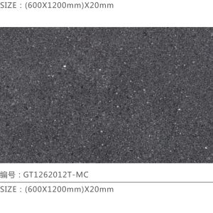 Glazed Polished Porcelain Tile 20mm Thickness Rectified Edge