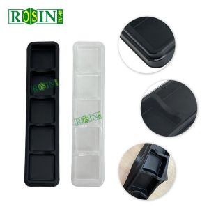 Custom 5 Cavity Chocolate Insert Trays Disposable Blister PP With Clear Lid