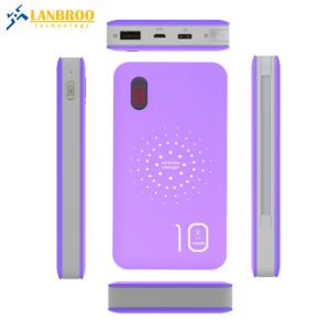 Type-C Wireless Power Bank With Built-in 3-IN-1 Cable 10000mAh LED Digital