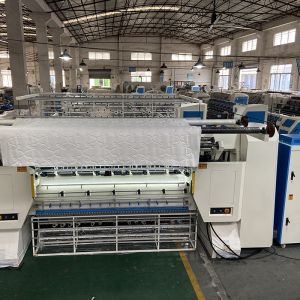 Automatic Computerized Quilting Machine 80mm Thickness Mattress Border Machine