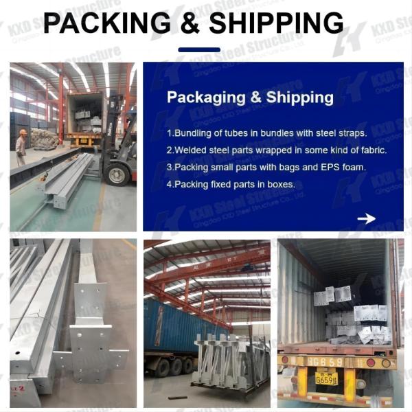 Flexible Effective Prefabricated Steel Structure Building Supplies Construction Materials Accessories