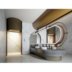 Cheap Light Green White Polished Glazed Tile 900x1800mm Indoor Floor for sale