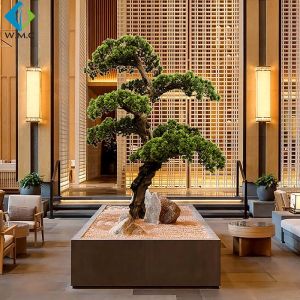 Cheap Pine Artificial Evergreen Trees , Plastic Evergreen Trees For Garden Decoration for sale