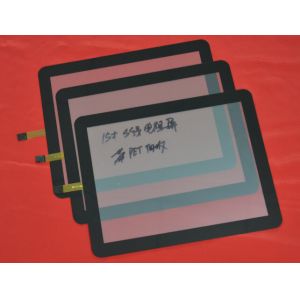 Cheap PET Panel 15 &quot; Pure Flat 5 Wire Resistive Touch Panel Screen With USB Cable for sale