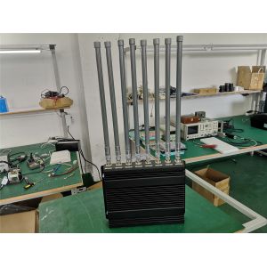 8 Antennas 160 Watts High Power 5G Jammer Signal Blocker For Security